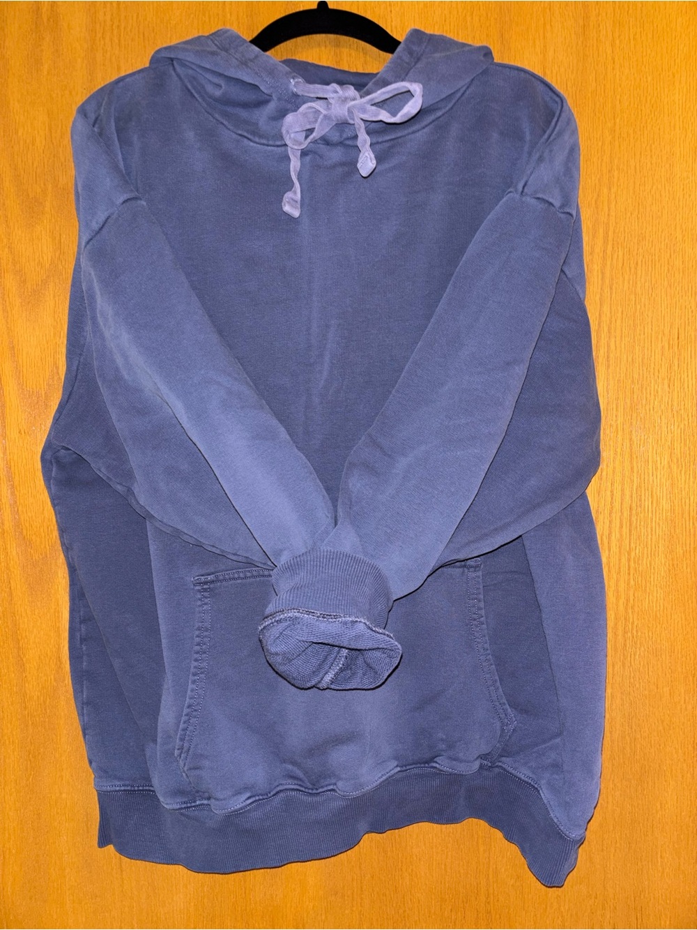 aerie Vintage Wash Pullover Hoodie - Dusty Blue